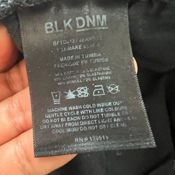 BLK DNM black jeans skinny size 31/30 - Picture 10 of 12